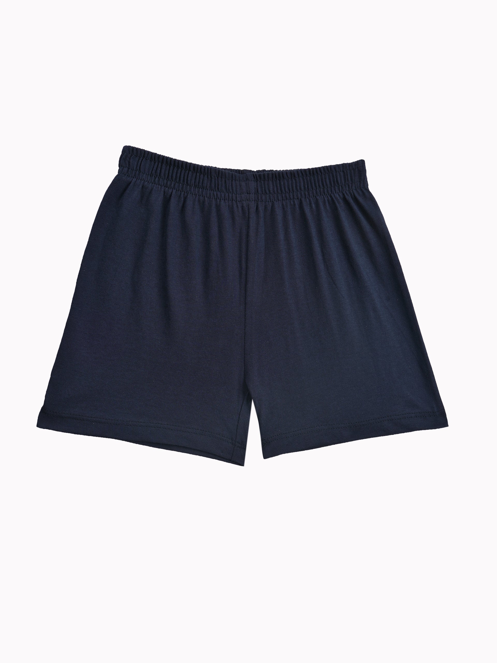 Round Neck T-Shirt with Shorts – Cotton Casual Wear Set (Dark Blue & Surf Time ) – Suitable for Kids (2–6 Years)