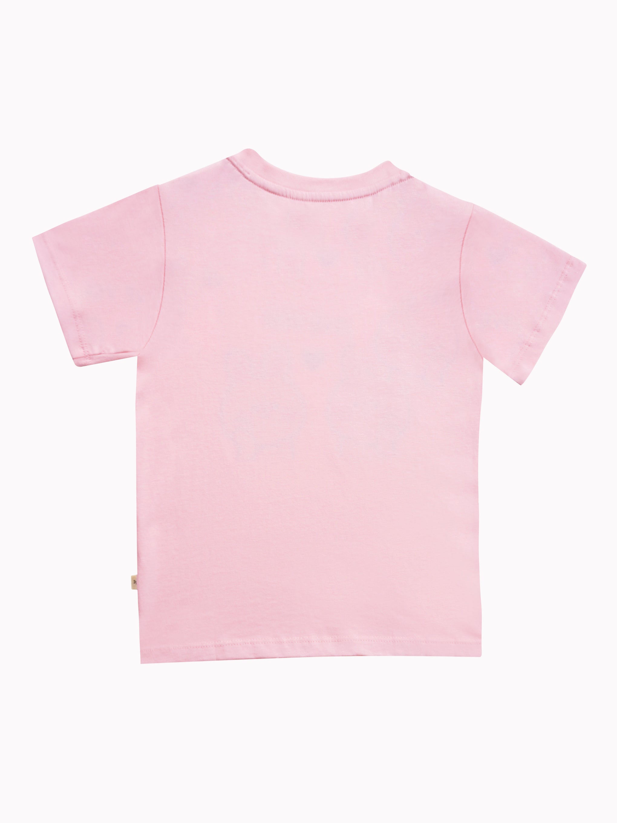 Round Neck T-Shirt with Shorts – Cotton Casual Wear Set (Pink & Dream Big ) – Suitable for Kids (2–6 Years)