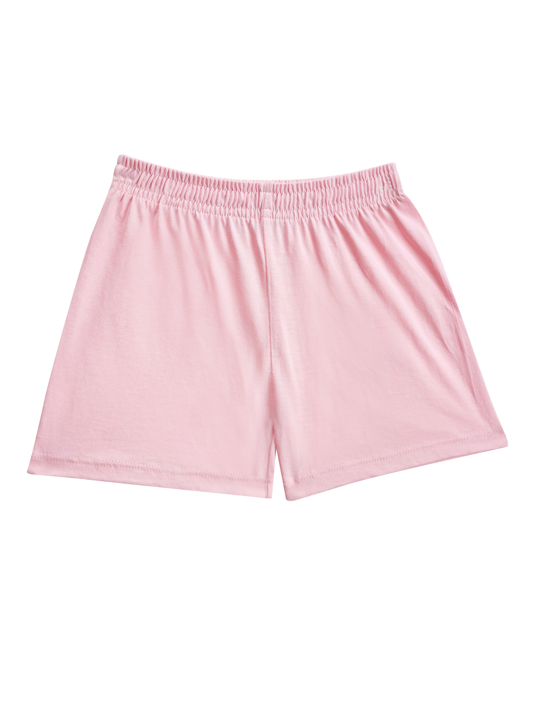 Round Neck T-Shirt with Shorts – Cotton Casual Wear Set (Pink & Dream Big ) – Suitable for Kids (2–6 Years)
